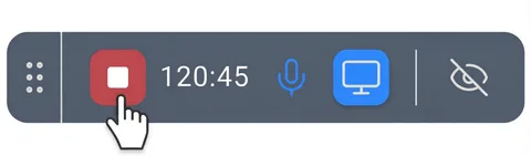 Интерфейс приложения CogniRec для записи встреч
